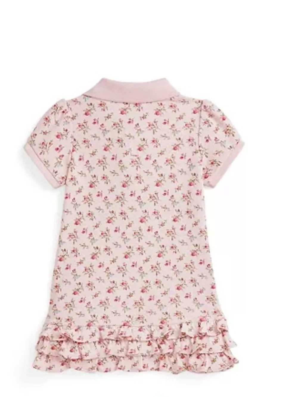 Ralph Lauren Pink Floral Polo Dress for Kids
